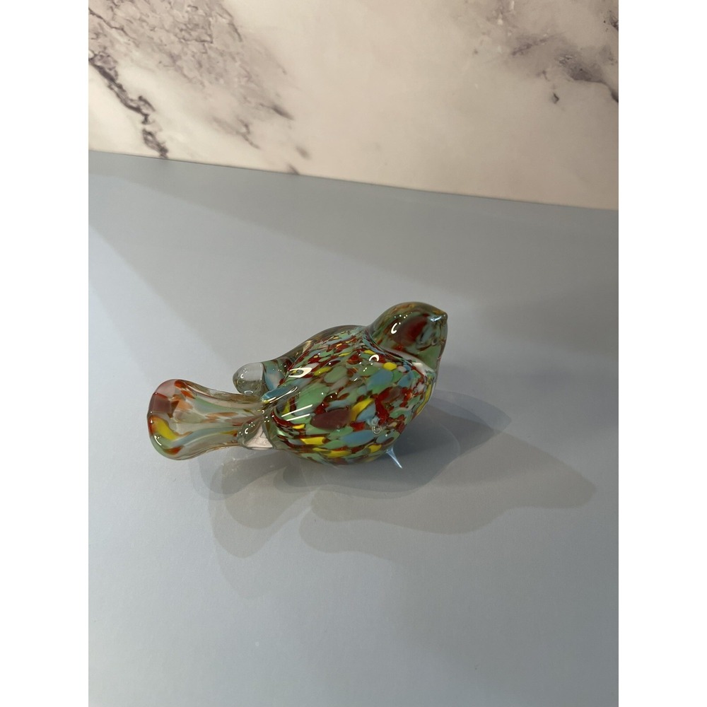 Vintage Wales Glass Bird